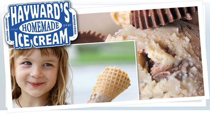 Hayward's Ice Cream in Milford and Nashua
